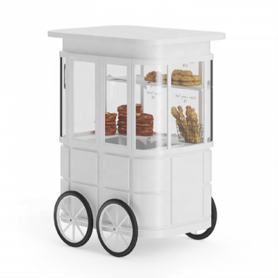 Ukung Multifunctional Mobile Food Trolley Drinks Snacks Selling Kiosk,Mobile Coffee Cart For Sale