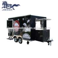 Cheap food trucks mobile food trailer hamburger and hot dog trailer