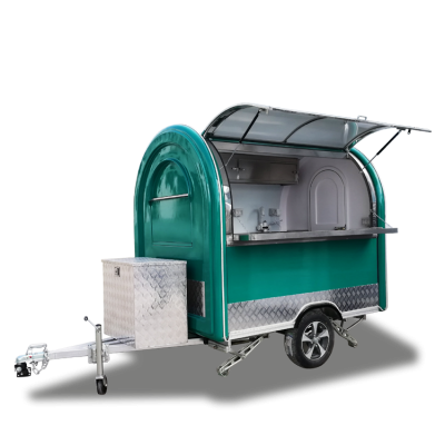 UKUNG manufacturer of mobile food trailer food truck hot dog cart ice cream trailer kitchen coffee cart snack truck